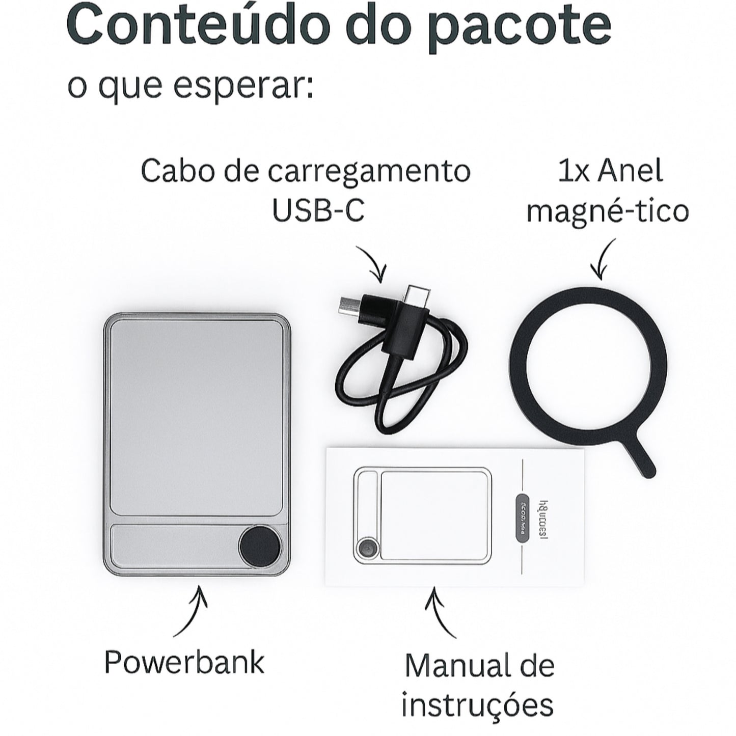 PowerBank Magnética - SlimCharge
